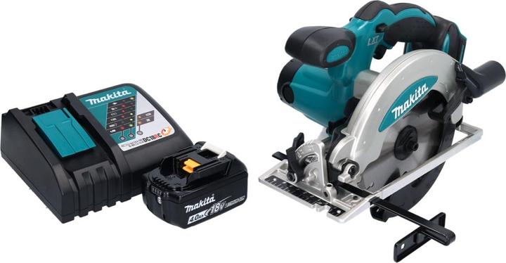 Actual product image Makita DSS 610 RM1 Battery hand-held circular saw 18 V 165 mm + 1x battery 4.0 Ah + charger