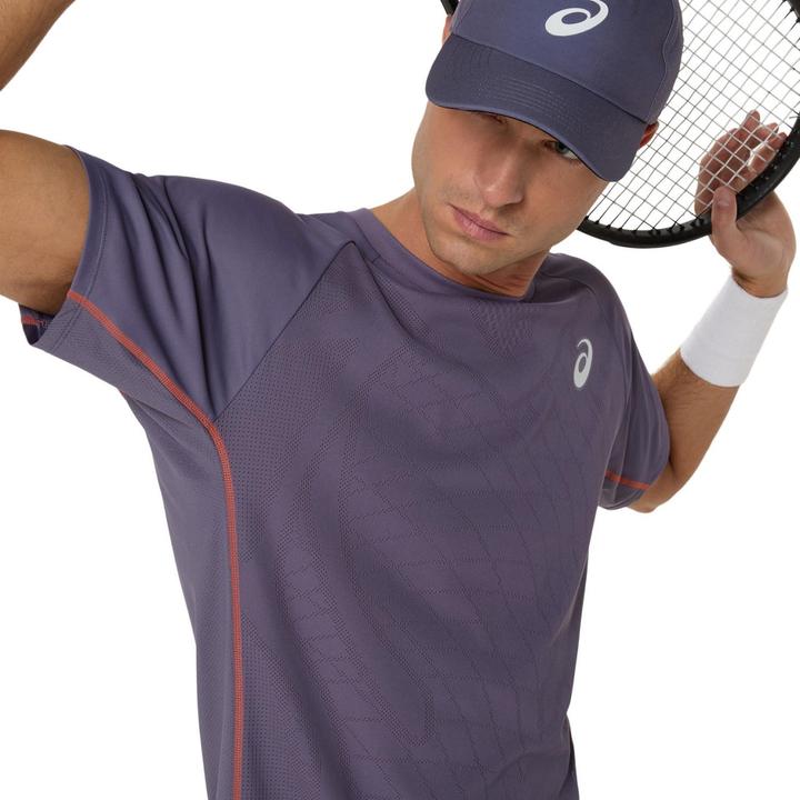 Actual product image ASICS Performance Match Actibreeze Top Herren Greyish Purple (M)