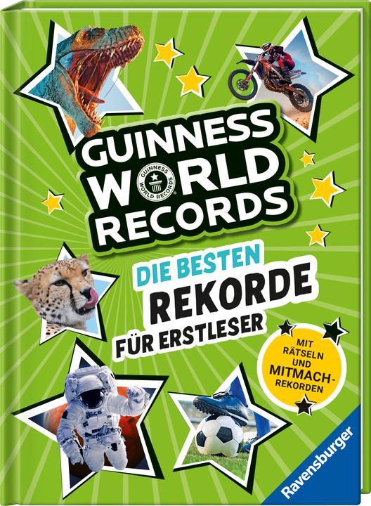 Produktbild Ravensburger Guinness World Records - Die besten Rekorde für Erstleser (Rekordebuch zum Lesenlernen) (Deutsch, 2025)