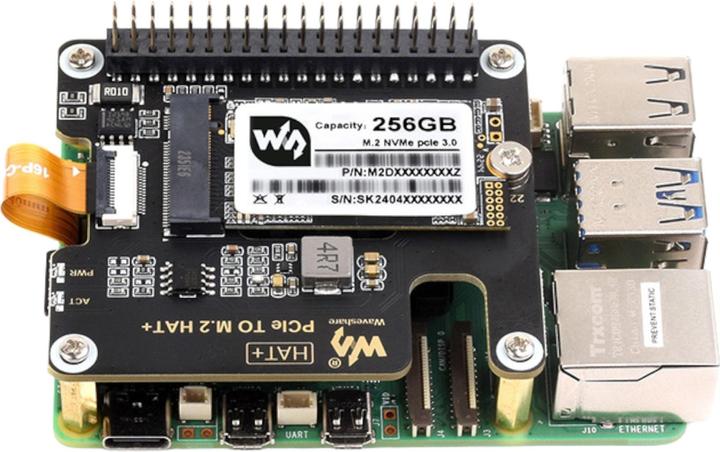 Produktbild WaveShare 512GB SSD M.2 NVME 2242 Speicher (512 GB, M.2 2242)