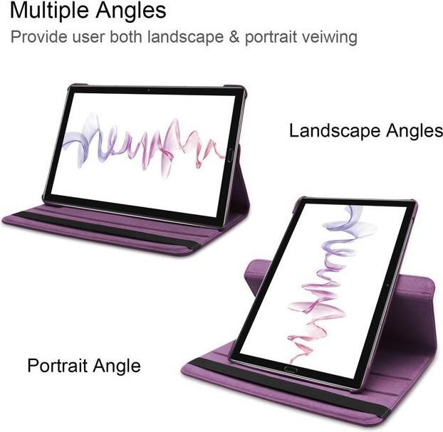 Produktbild MU Classic Rotierbare Leder Hülle (MediaPad M6 10.8)