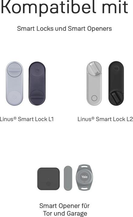 Immagine prodotto Yale Linus Smart Keypad 2 (Impronta, Combinazione numerica elettronica, Bluetooth)