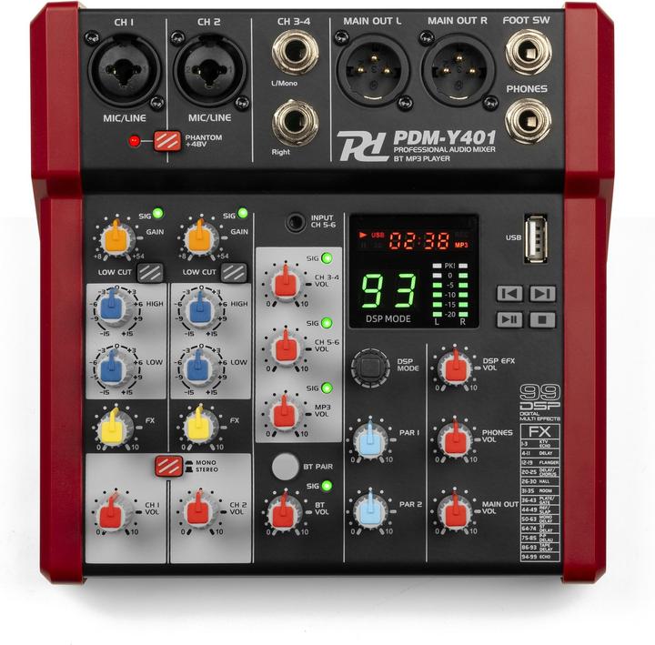 Image du produit Power Dynamics Table de mixage PDM-Y401 (Studio et mixeur live)