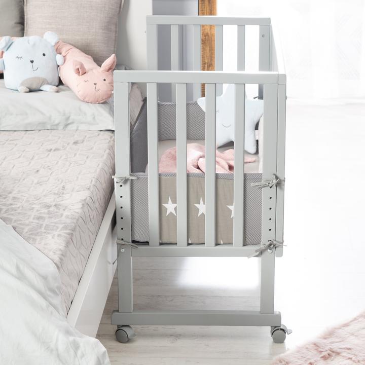 Produktbild Roba Stuben- & Beistellbett 3in1 mit Barriere Little Stars