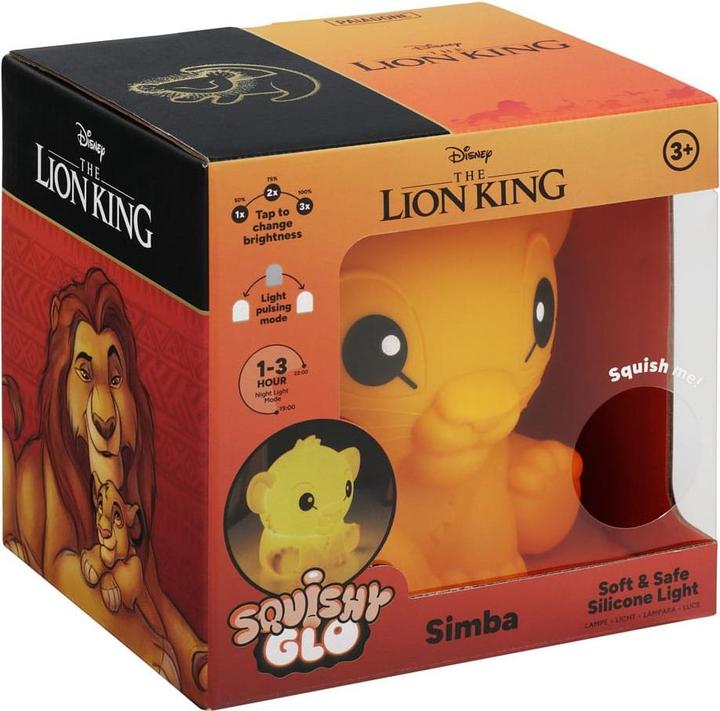 Produktbild Paladone Products Disney Squishy Glo Silikon-Leuchte König der Löwen Simba 15 cm