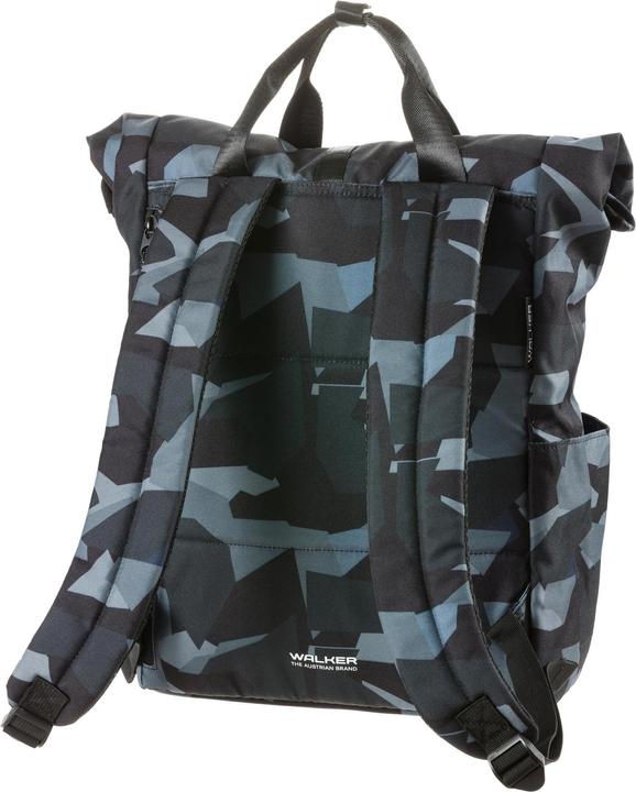 Actual product image Walker Leisure Backpack Roll Top 20 - 23 l, Camouflage/Anthracite (23 l)
