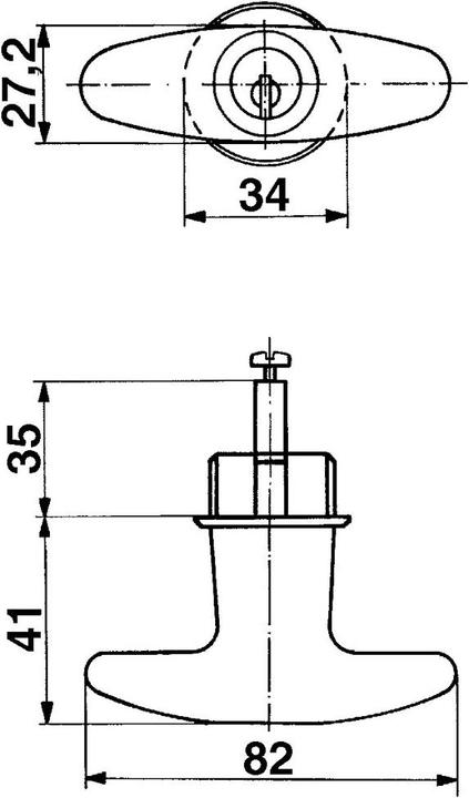 Produktbild Heusser Drehgriffe 3401 / 3402 (Türgriff)