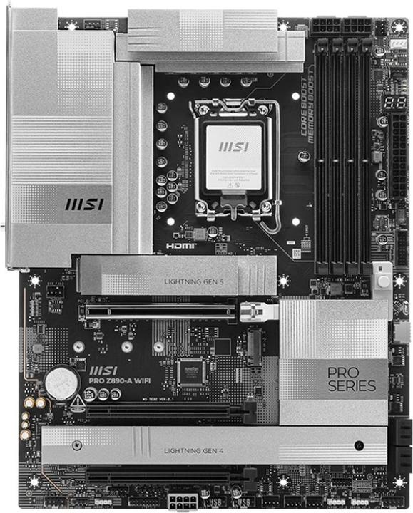 Actual product image MSI PRO Z890-A WIFI (LGA 1851, Intel Z890, ATX)
