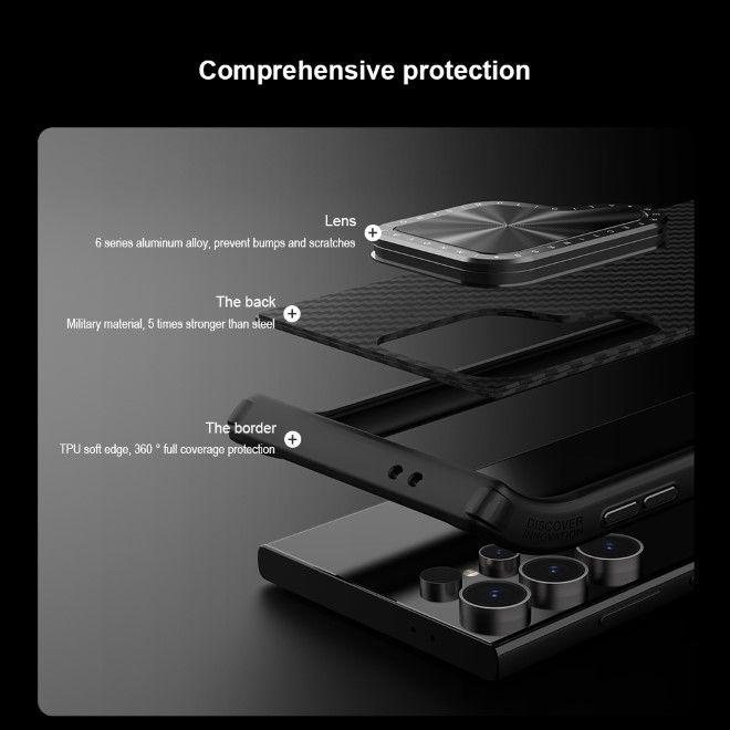 Actual product image Nillkin Carbo Prop Series Hardcase Cover (Samsung Galaxy S24 Ultra)