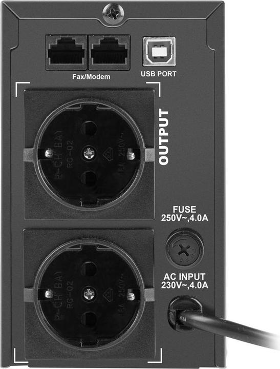 Actual product image Armac Emergency power supply UPS OFFICE LINE-INTERACTIVE O/650F/LCD (650 VA, 390 W, Line-interactive UPS)