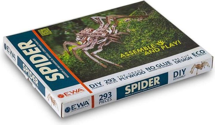 Actual product image Eco Wood Art spider