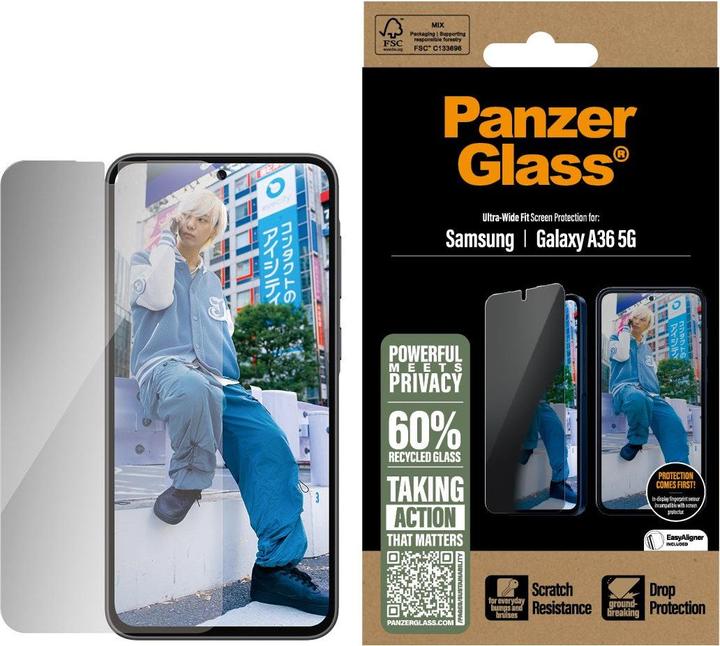 Produktbild PanzerGlass Privacy Screen (1 Stück, Samsung Galaxy A36)