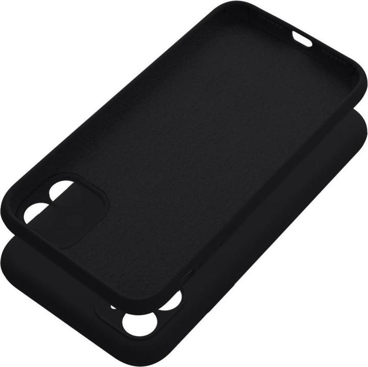 Actual product image OEM Back panel cover Case SILICONE 2mm for IPHONE 11 black (Apple iPhone 11)