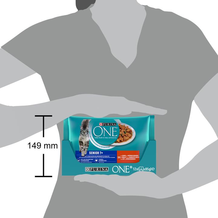 Actual product image Purina ONE Senior 7+ (Senior, 4 pcs., 340 g)