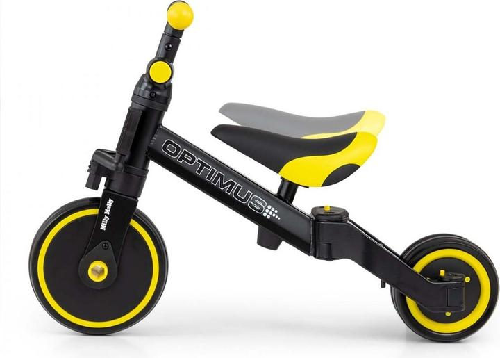 Produktbild Mally Optimus 3-in-1 Fahrrad schwarz schwarz Milly (12.01")