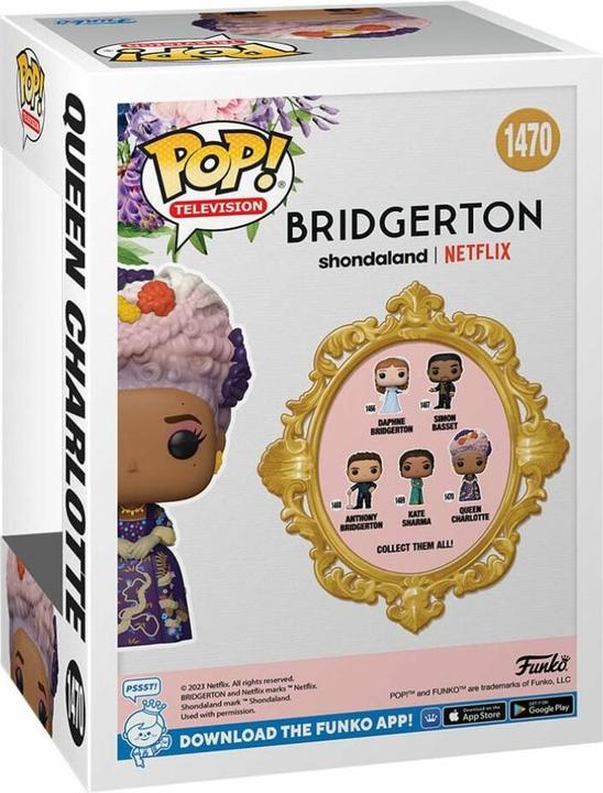 Produktbild Funko Bridgerton POP! TV Vinyl Figur Queen Charlotte 9 cm