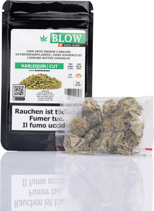 Produktbild Blow CBD Harlequin Grün Cut 5g (5 g, Indoor)