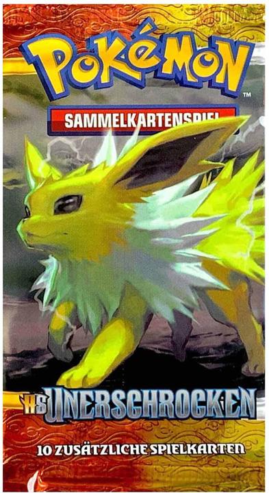 Actual product image Pokémon Heartgold Soulsilver Unerschrocken Booster - DE (German, Booster Pack)