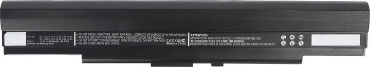 Actual product image ASUS Akku UL30, UL50, A42-UL30, A42-UL50 (8 Cells, 4400 mAh)