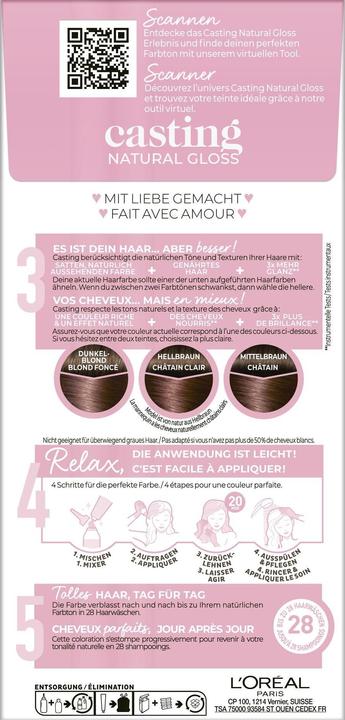 Produktbild L'Oréal Paris Casting Creme (523 Haselnuss Hellbraun)