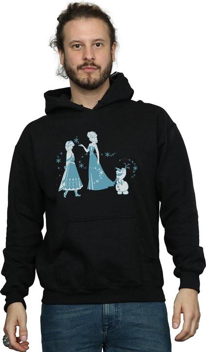 Immagine prodotto Disney Frozen Magic Snowflakes Felpa con Cappuccio Uomo (5XL)