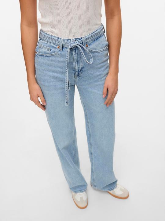 Actual product image Vero Moda VMTESSA Hohe Taille Weiter Beinschnitt Jeans Weit geschnitten (W26/L32)