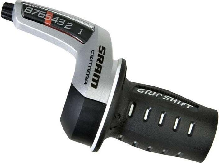 Actual product image Sram Paire de Commandes de Vitesses Grip Shift CENTERA 3x8V Poign