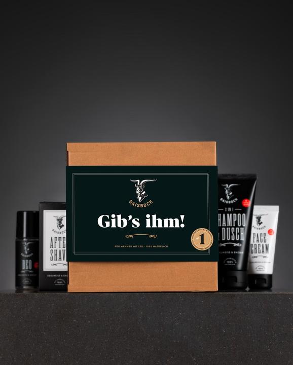 Image du produit Gaisbock Set Cadeau #1 (Set soin du corps, Set soin du visage, Set soin capillaire, Set soin de la barbe)