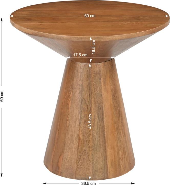 Image du produit SIT Möbel Mango Natural (60 x 60 x 60 cm)