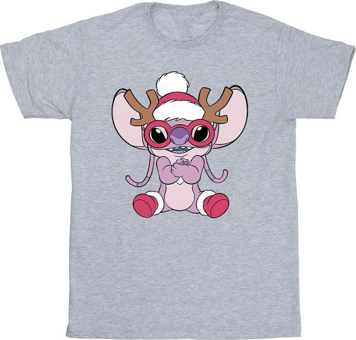 Disney Lilo & Stitch Angel Reindeer TShirt (XXL)