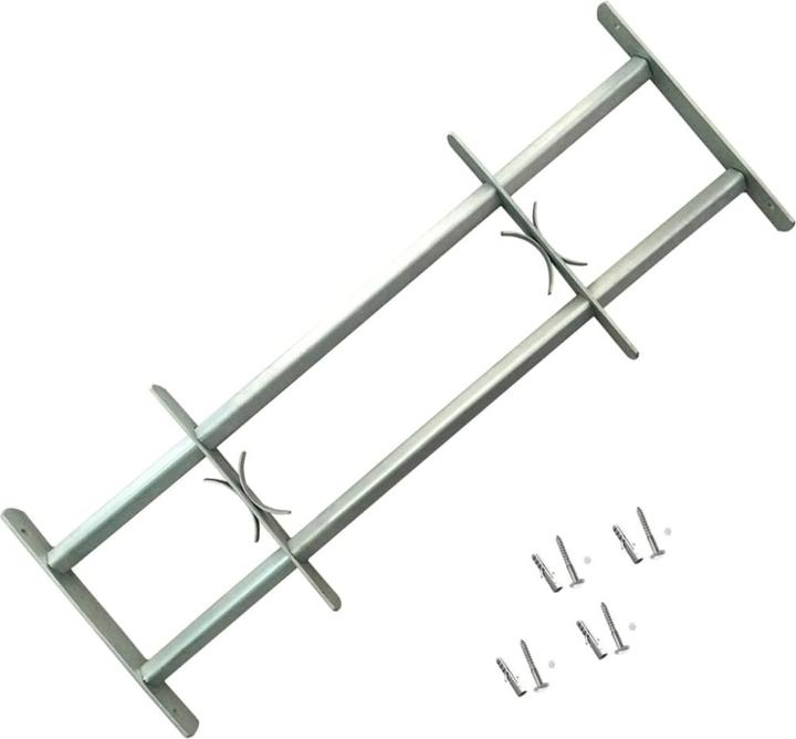 Produktbild Diverse Hardware Fenstergitter Verstellbar mit 2 Querstäben 700-1050 mm