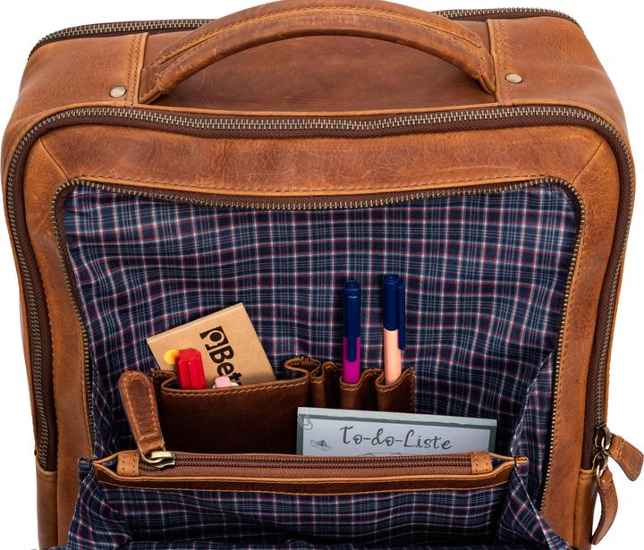 Actual product image Betzold Teacher backpack Jumba leather (20 l)