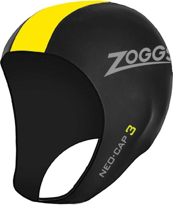 Actual product image Zoggs Neo Cap 3 black/neo yellow unisex