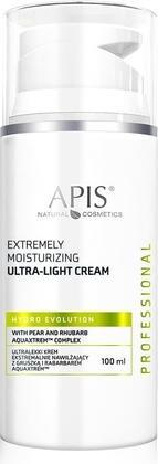 Apis Natural Cosmetics APIS Hydro Evolution Moisturizing Ultra-Light Cream ultralekki krem nawilżający z gruszką i rabarbar (100 ml)
