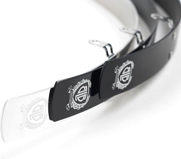 Actual product image BLB Classic Alloy Mudguard Set - VR + HR - black matt (Mudguard set)