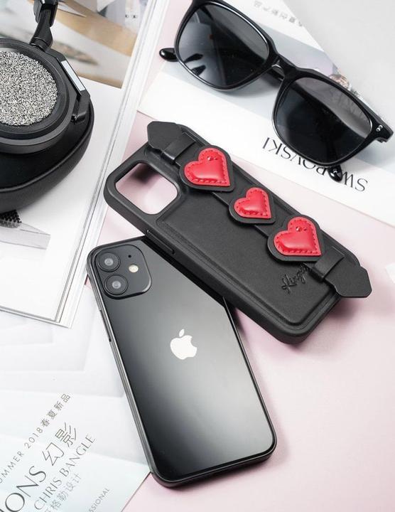 Image du produit Kingxbar Sweet Series étui décoré avec des cristaux Swarovski originaux iPhone 12 Pro Max noir (Apple iPhone 12 Pro Max)