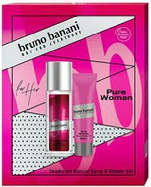 Produktbild Bruno Banani Pure Woman Geschenkset - Deodorant 75 ml und Duschgel 50 ml