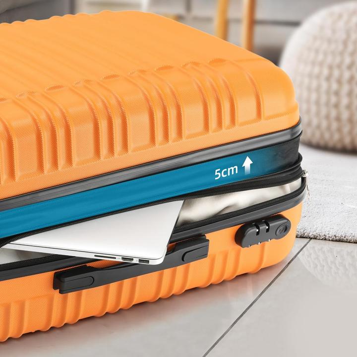 Immagine prodotto Beibye 3-teiligers Hartschalenkoffer-Set (115 l, Bagaglio a mano (fino a 50 litri), M (50 - 90l), L (90 - 115l))
