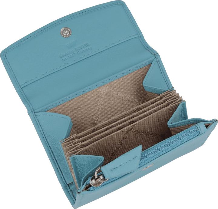 Actual product image Braun Büffel Joy wallet RFID protection leather 10.5 cm