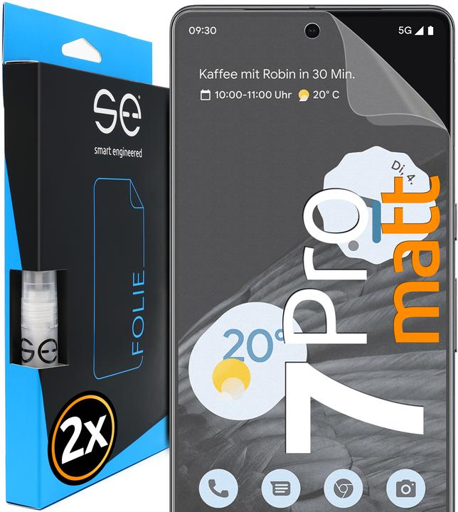 Smart Engineered 3D Screen Protector (2 Stück, Google Pixel 7 Pro)