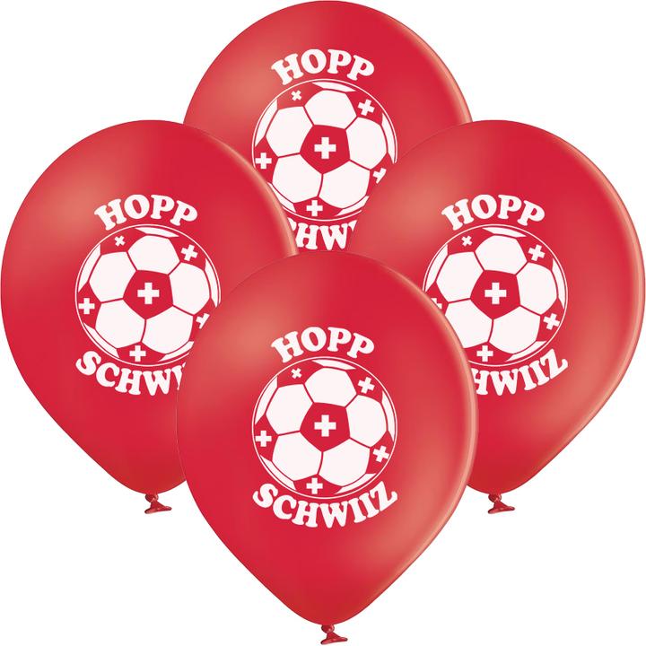 Produktbild bonacker ballonversand Hopp Schwiiz Ballons - Premium-Qualität aus Naturkautschuk (25 x)
