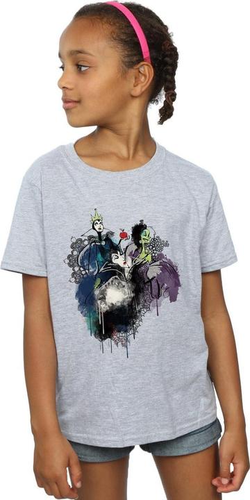 Produktbild Disney Villains Sketch TShirt Mädchen (128)