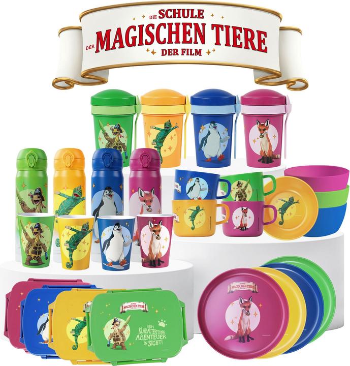 Actual product image Awave The school of magical animals - drinking cup set, 250 ml, made of rPET (0.25 l, 4 x)