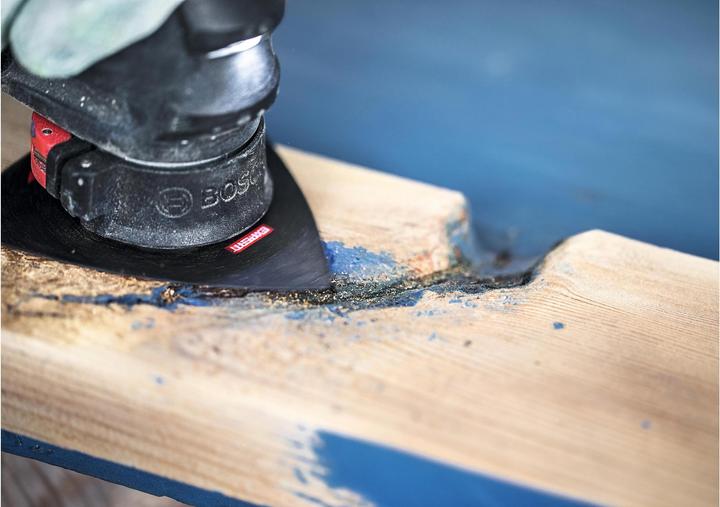 Produktbild Bosch Professional Zubehör EXPERT Sanding Plate MAVZ 116 RT2 Blatt für Multifunktionswerkzeuge, 116 mm (20)