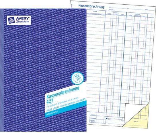 Produktbild Avery Kassenabrechnung (50 x)