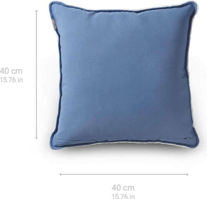 Actual product image Medisana HC 150 Interior Cushion Line blue (40 x 40 x 18 cm)