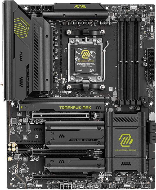 Produktbild MSI MAG B850 Tomahawk Max WIFI (AM5, AMD B850, ATX)