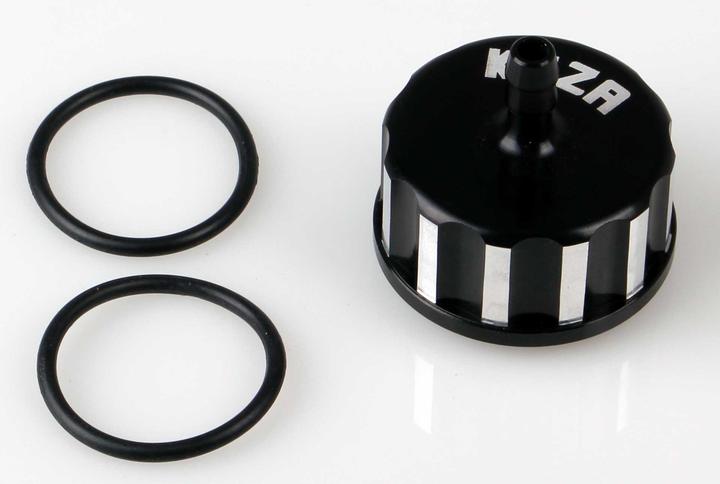 Produktbild Kuza pet flachen verschluss alu schwarz mit o-ring