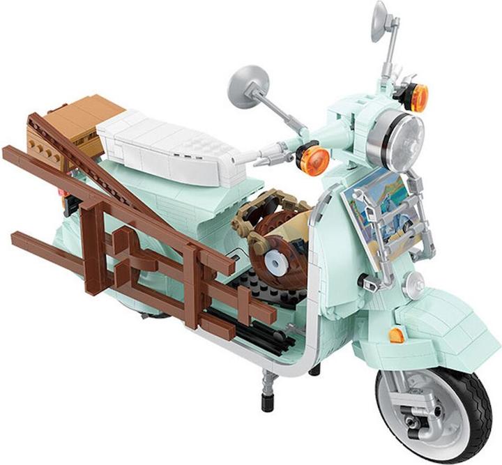 Actual product image Balody 21063 - Vespa Blue (1078 pieces)
