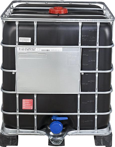 Actual product image kaiserkraft RECOBULK IBC container with UV protection, UN approval, on PE pallet, NW 150 / (1000 l)
